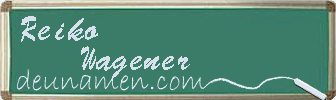 Reiko Wagener Visitenkarte